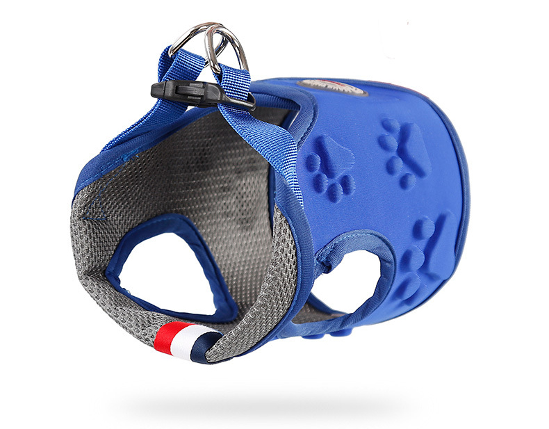 KFX-4111805 Comfortable Dog Vest with Shock-Absorbing Chest Cover and Breathable Mesh Design