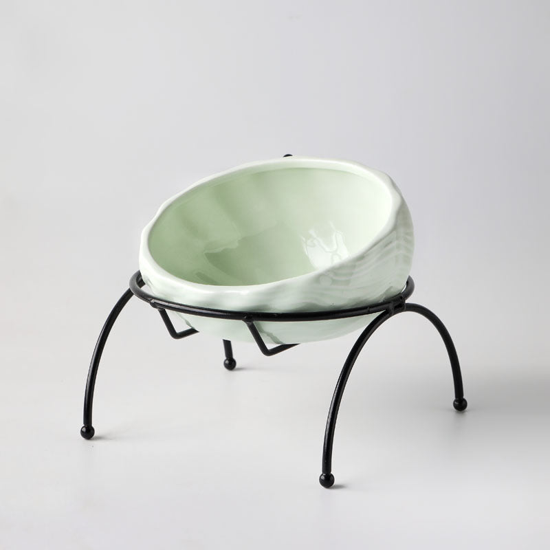 KFX-4112701 Elevated Food Bowl for Small Dogs with Optional Shelf, 10-10.9cm Diameter