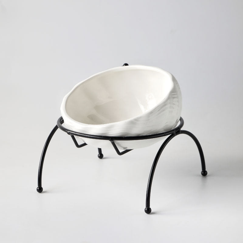 KFX-4112701 Elevated Food Bowl for Small Dogs with Optional Shelf, 10-10.9cm Diameter