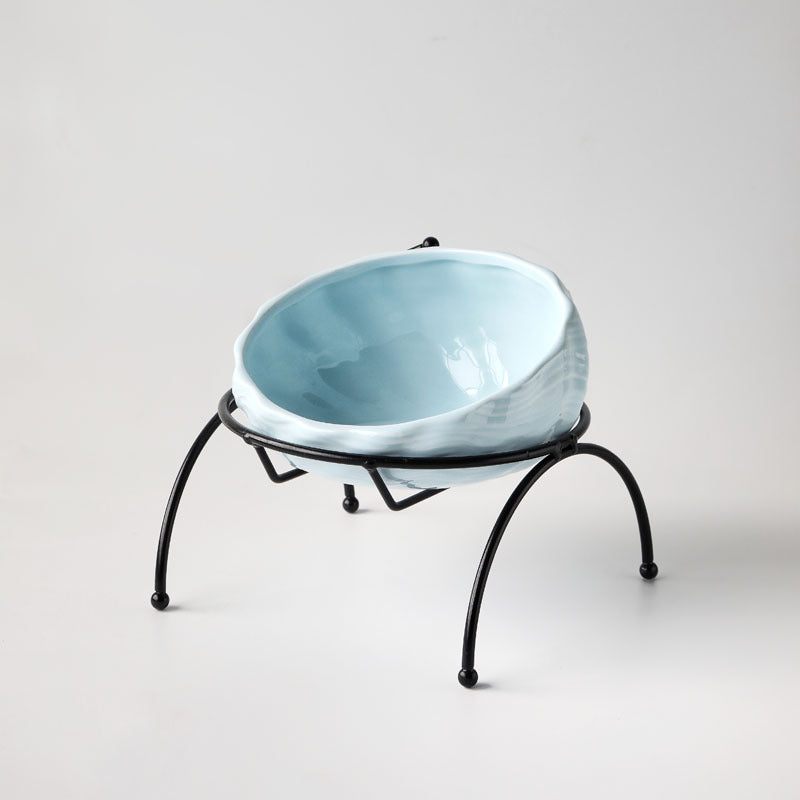 KFX-4112701 Elevated Food Bowl for Small Dogs with Optional Shelf, 10-10.9cm Diameter
