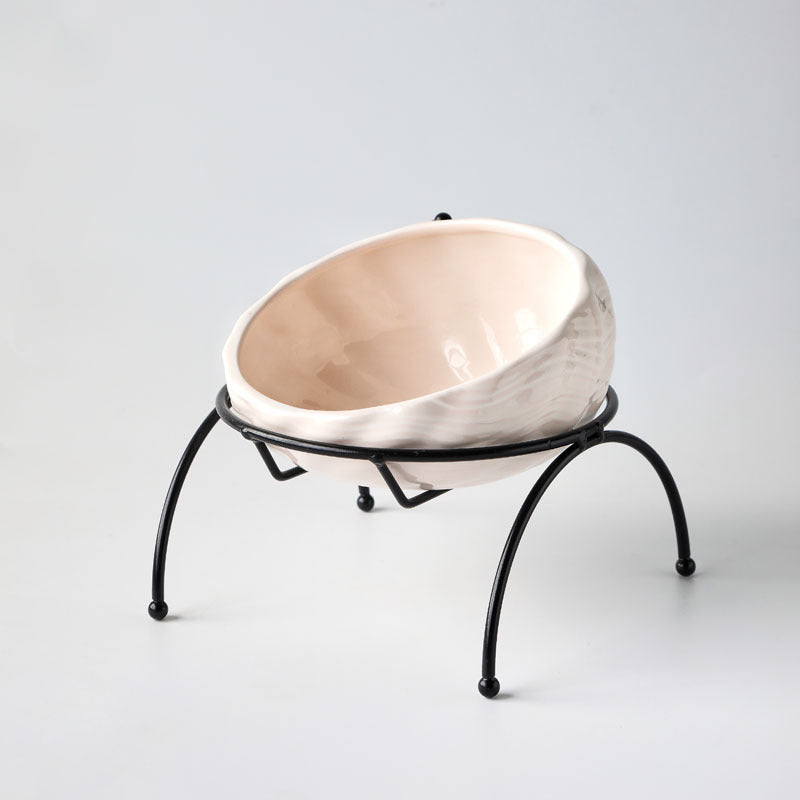 KFX-4112701 Elevated Food Bowl for Small Dogs with Optional Shelf, 10-10.9cm Diameter