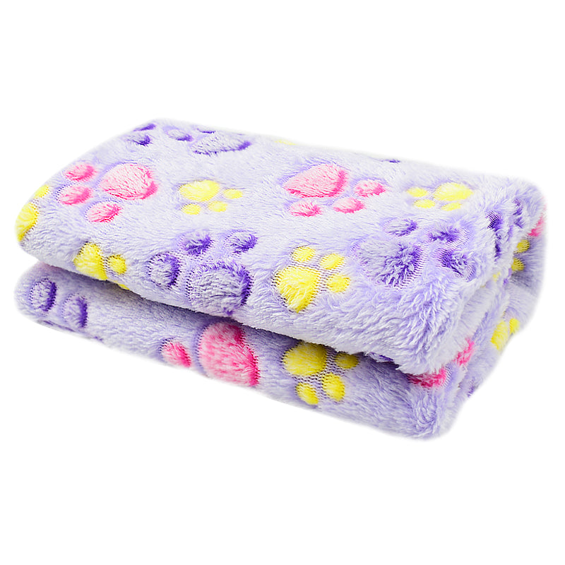 KFX-4114365 Soft Fleece Pet Blanket - Large Size, Cozy Fabric Pet Mat for Comfort