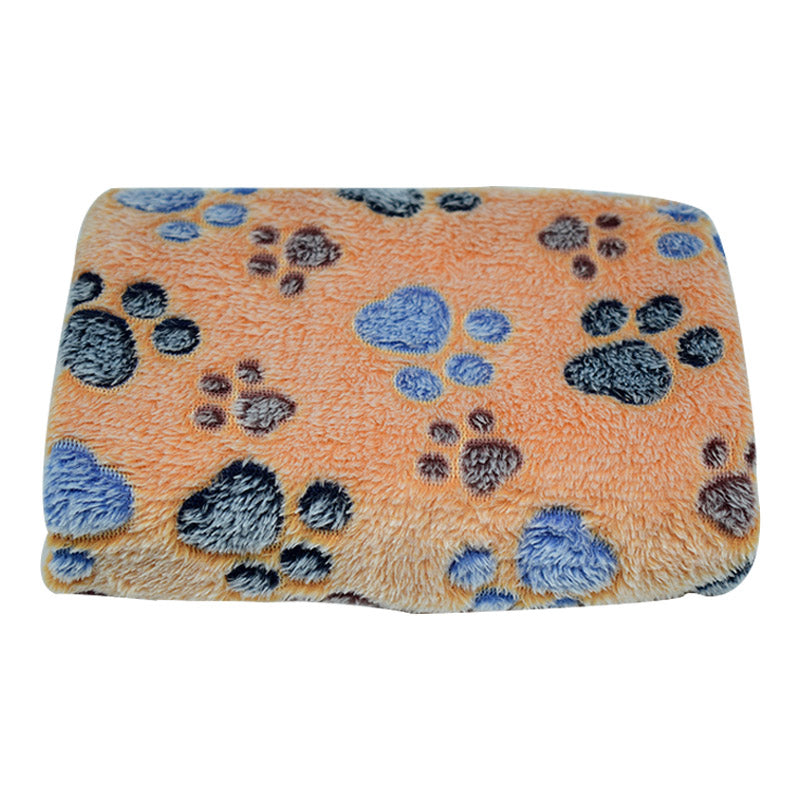 KFX-4114365 Soft Fleece Pet Blanket - Large Size, Cozy Fabric Pet Mat for Comfort
