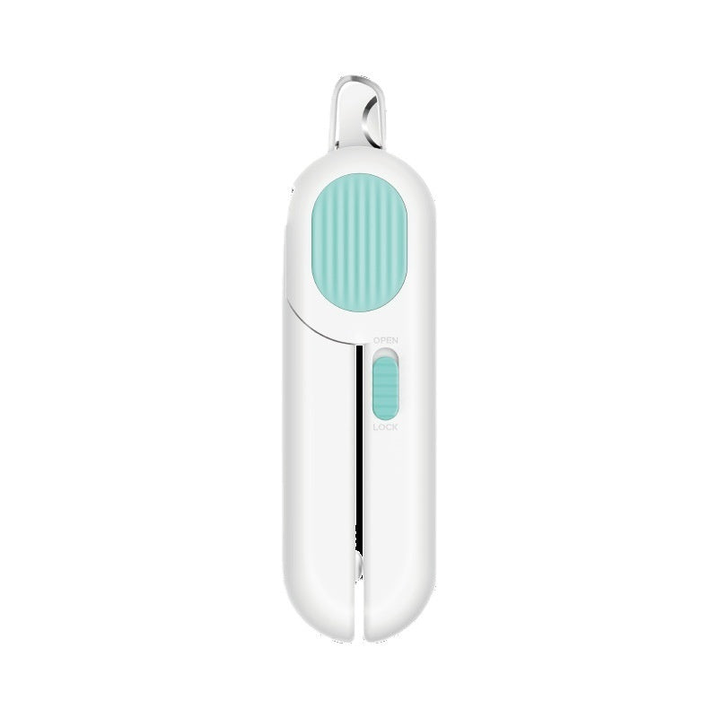 KFX-4116285 Pet LED Cat Nail Scissors - Comfortable Grip, Durable ABS/ Stainless Steel, 15cm & Mini 10cm Options