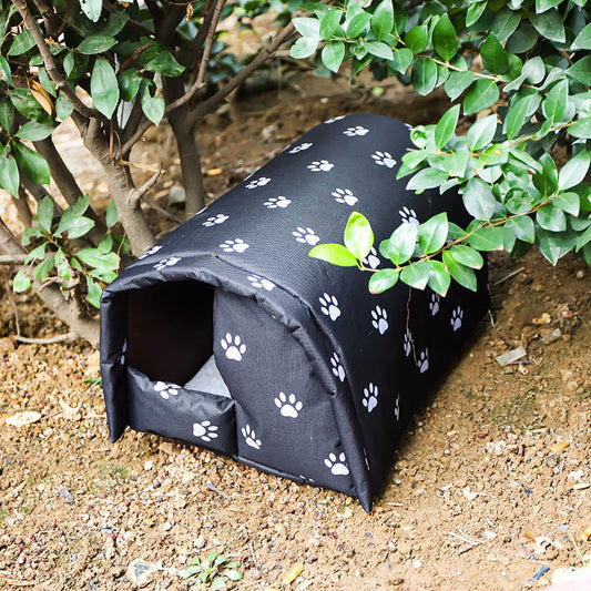 KFX-4116541 Outdoor Waterproof Sunscreen Cat House in Fashionable Oxford Cloth