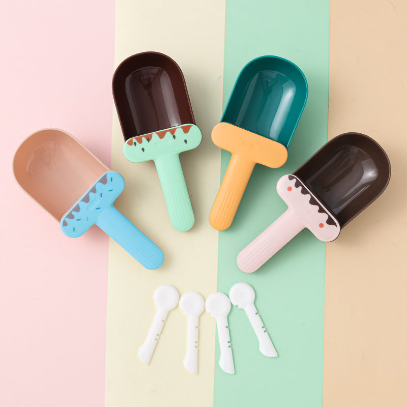 KFX-4122045 Multi-Functional Pet Feeding Spoon and Snack Bag Set - Includes Can Spoon, Available in Various Colors