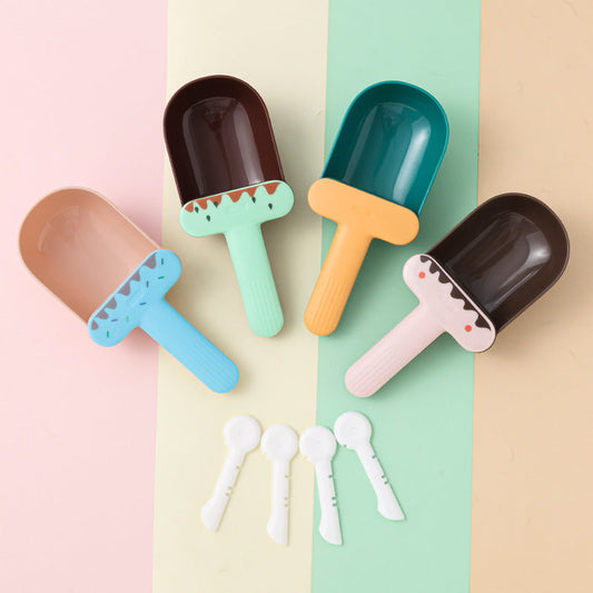 KFX-4122045 Multi-Functional Pet Feeding Spoon and Snack Bag Set - Includes Can Spoon, Available in Various Colors