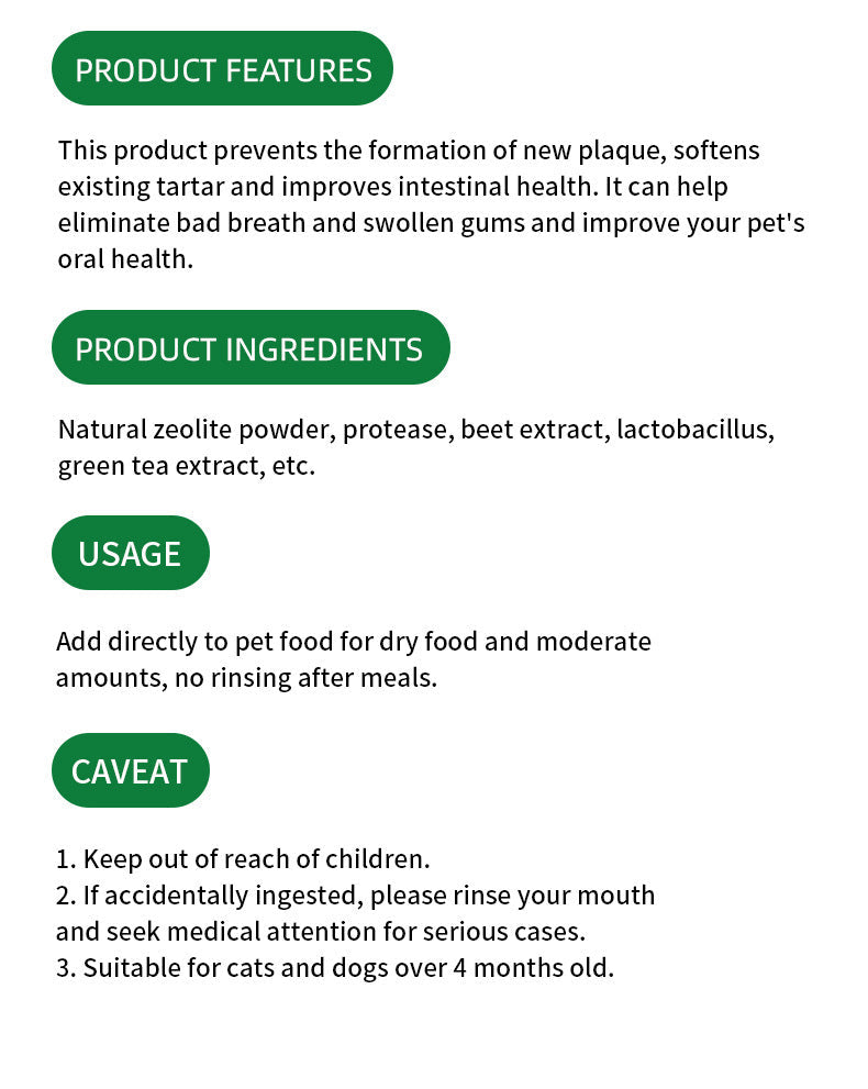 KFX-4125885 Edible Seaweed Tooth Cleaning Powder for Fresh Breath - 100g