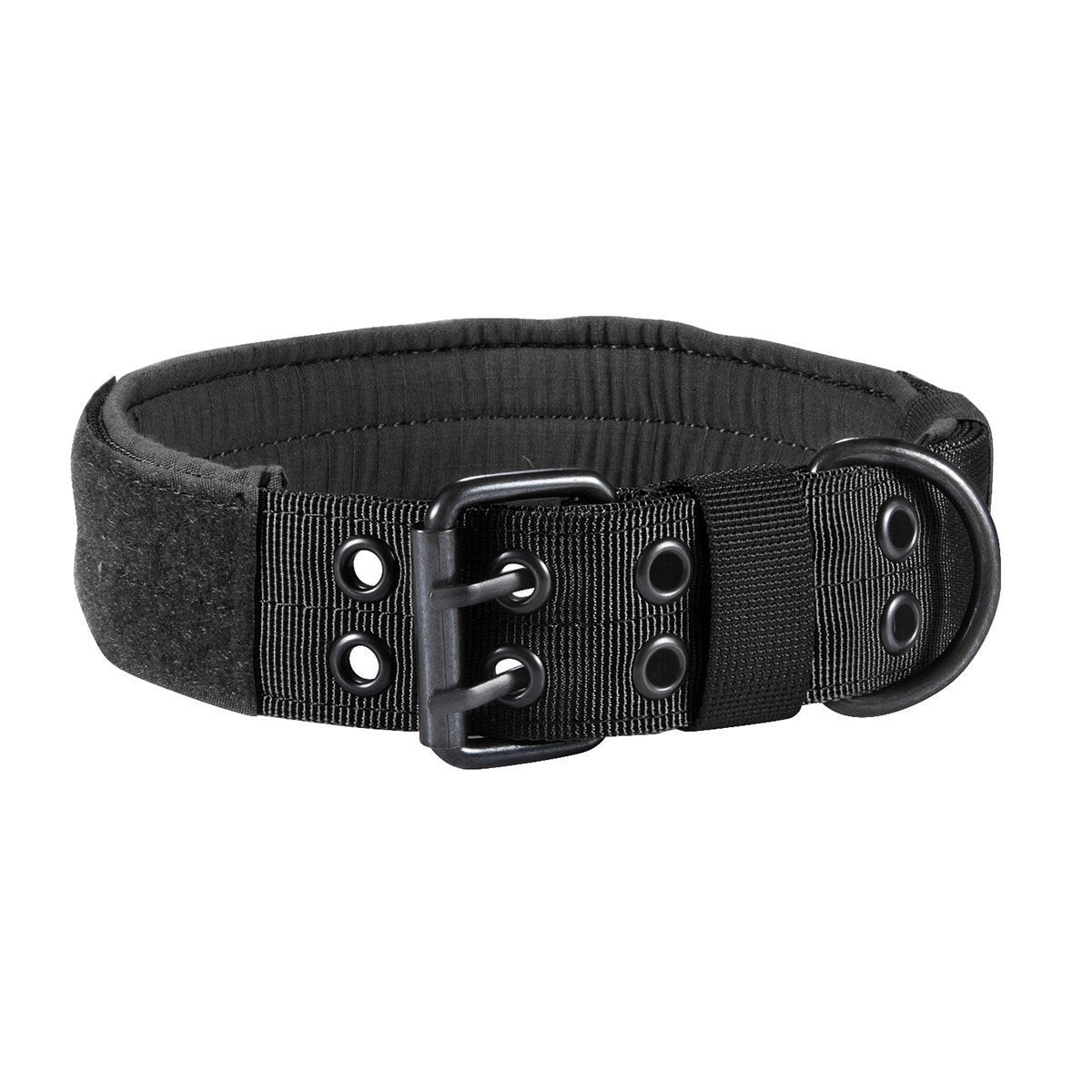 KFX-4131773 Nylon Padded Dog Collar with Custom Velcro Patch and Adjustable Fit