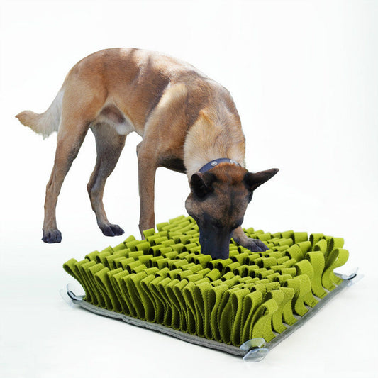KFX-4134589 Pet-Friendly Bite-Resistant Plush Sniff Pad for Slow Food Training and Treasure Hunting, 30x30cm
