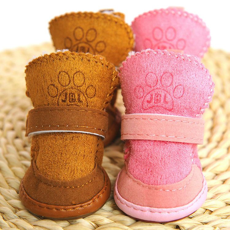KFX-4136381 Dog Winter Boots for Snow, Cotton Mesh Material, Multiple Sizes Available