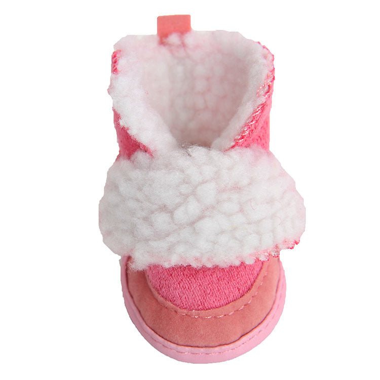 KFX-4136381 Dog Winter Boots for Snow, Cotton Mesh Material, Multiple Sizes Available