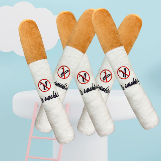 KFX-4139197 Plush Cigarette Toy for Cats and Dogs - Fun Interactive Pet Accessory