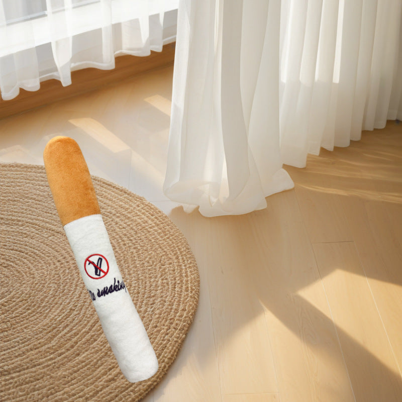 KFX-4139197 Plush Cigarette Toy for Cats and Dogs - Fun Interactive Pet Accessory