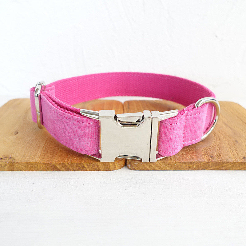 KFX-4139325 Durable Polyester Dog Collar and Traction Rope Set for Safe Walking