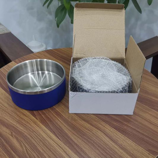 KFX-4145469 Stainless Steel Dog Bowl - Double-Sided 32oz and 64oz Options