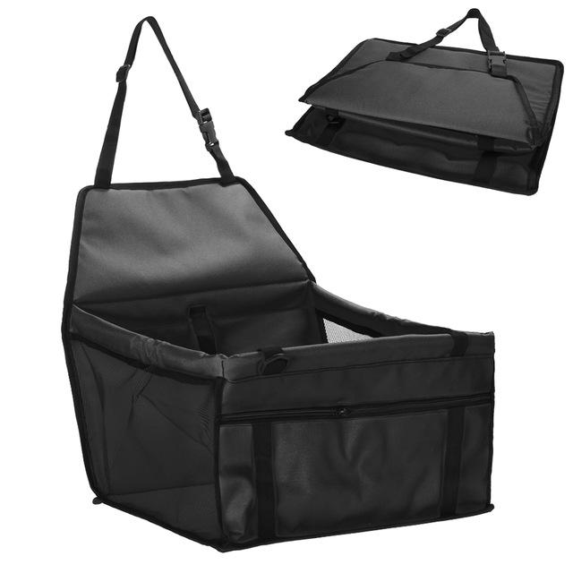KFX-4147517 Waterproof Dog and Cat Car Seat Carrier for Small to Medium Pets with Adjustable Straps and Storage Pockets