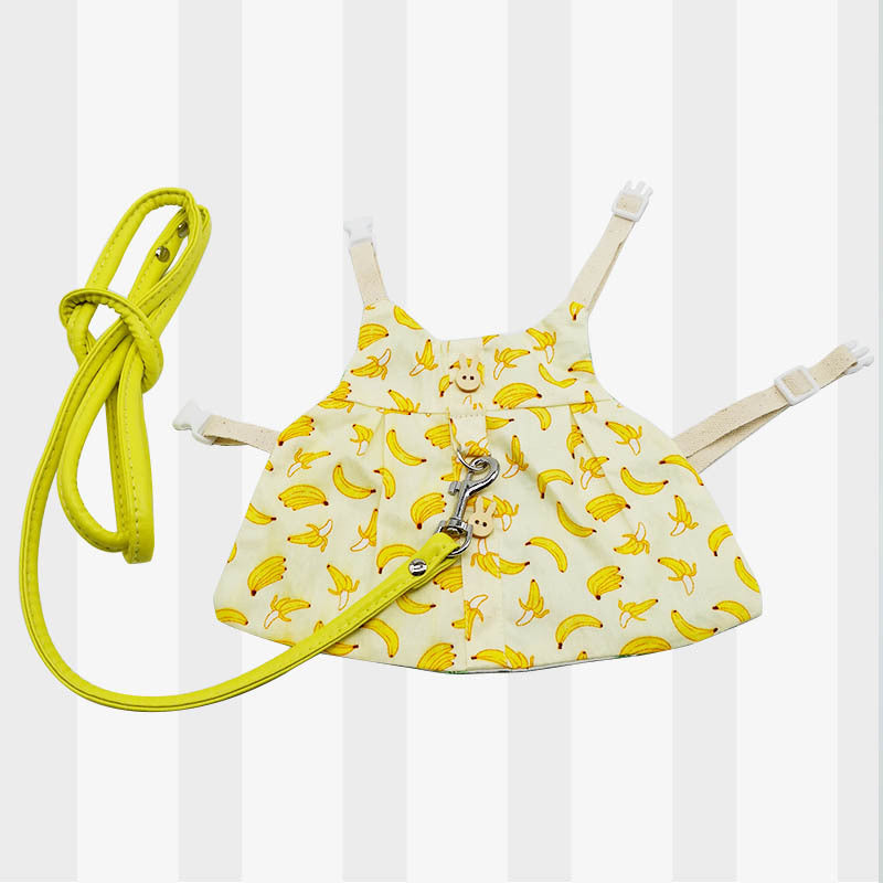 KFX-4149437 Lop-Eared Rabbit Outfit with Tow Rope - Cotton Bunny Clothes for All Sizes