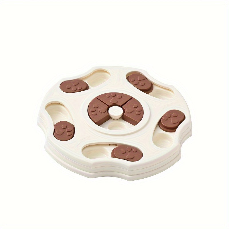 KFX-4151229 Interactive Slow Pet Feeding Bowl for Dogs and Cats - Non-Electric Training Game for Intelligence and Good Habits