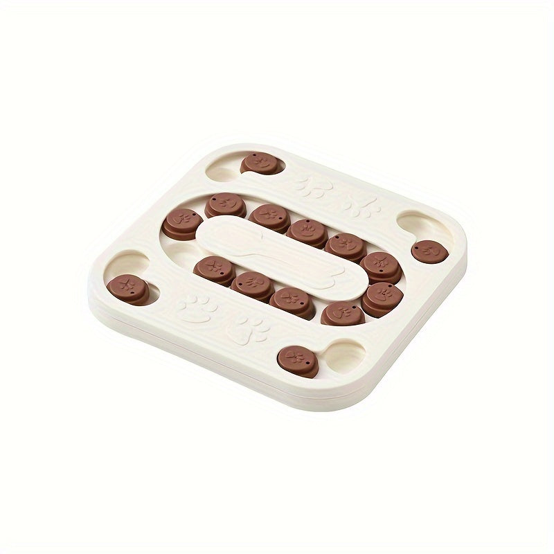 KFX-4151229 Interactive Slow Pet Feeding Bowl for Dogs and Cats - Non-Electric Training Game for Intelligence and Good Habits