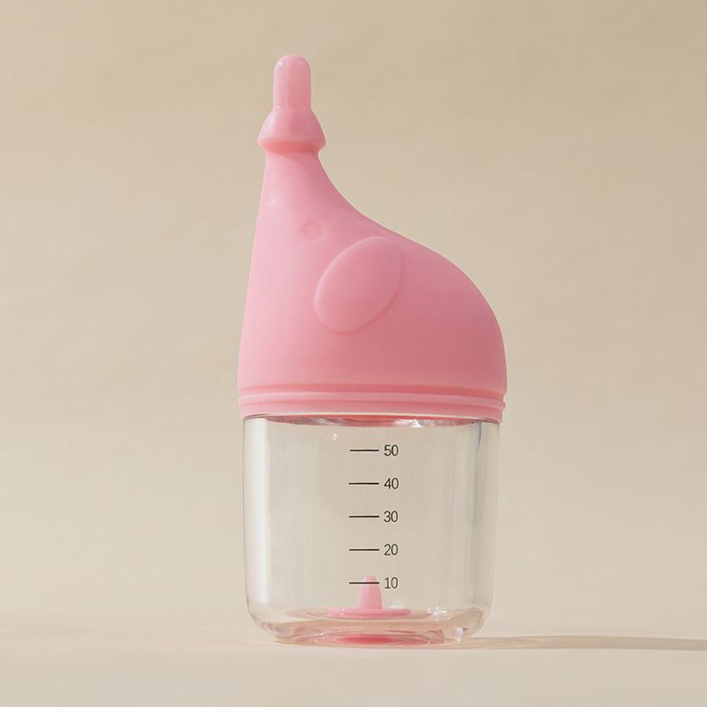 KFX-4158269 Soft Silicone Pet Nursing Bottle for Kittens and Puppies - Anti-Choking Design, Accurate Measurement Marks, Multiple Sizes