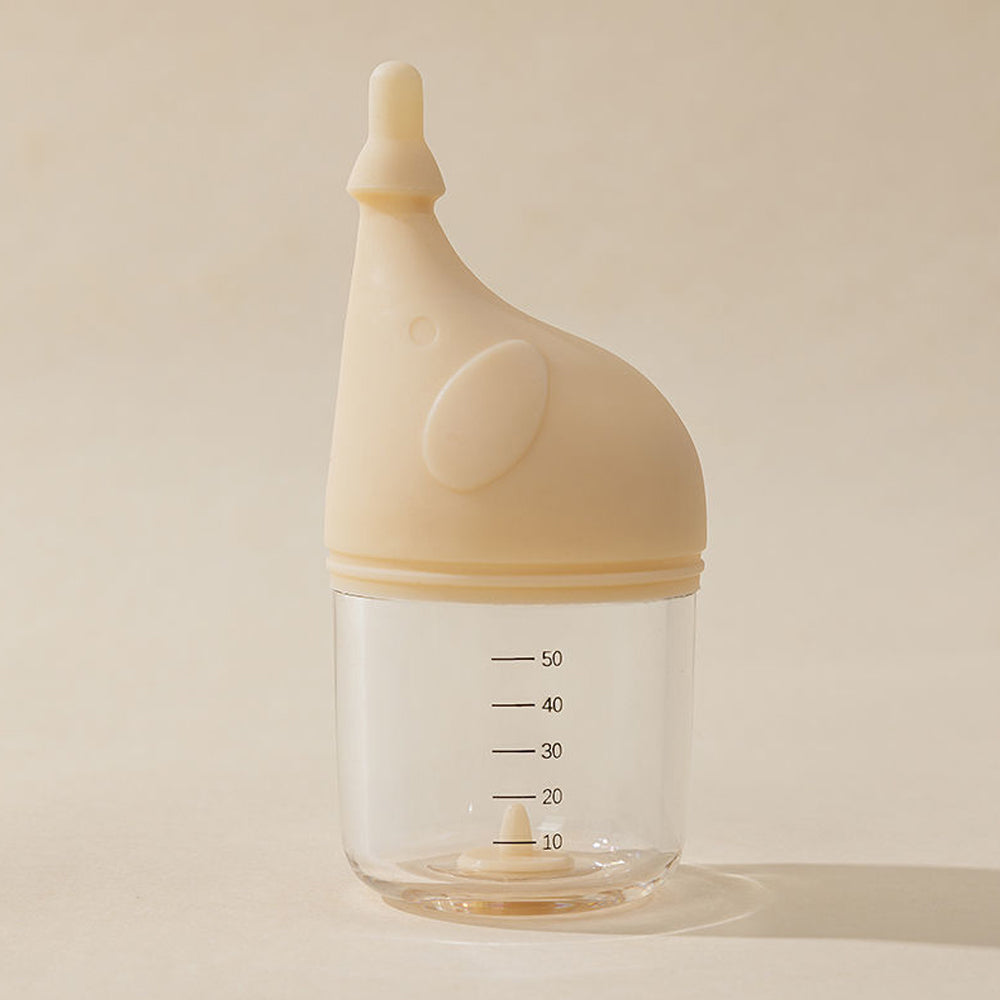 KFX-4158269 Soft Silicone Pet Nursing Bottle for Kittens and Puppies - Anti-Choking Design, Accurate Measurement Marks, Multiple Sizes
