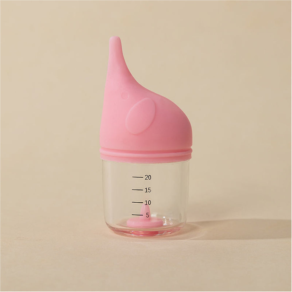 KFX-4158269 Soft Silicone Pet Nursing Bottle for Kittens and Puppies - Anti-Choking Design, Accurate Measurement Marks, Multiple Sizes