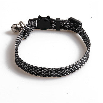 KFX-4158781 Shiny Bow Tie Cat Collar - Stylish Casual Accessory for All Seasons