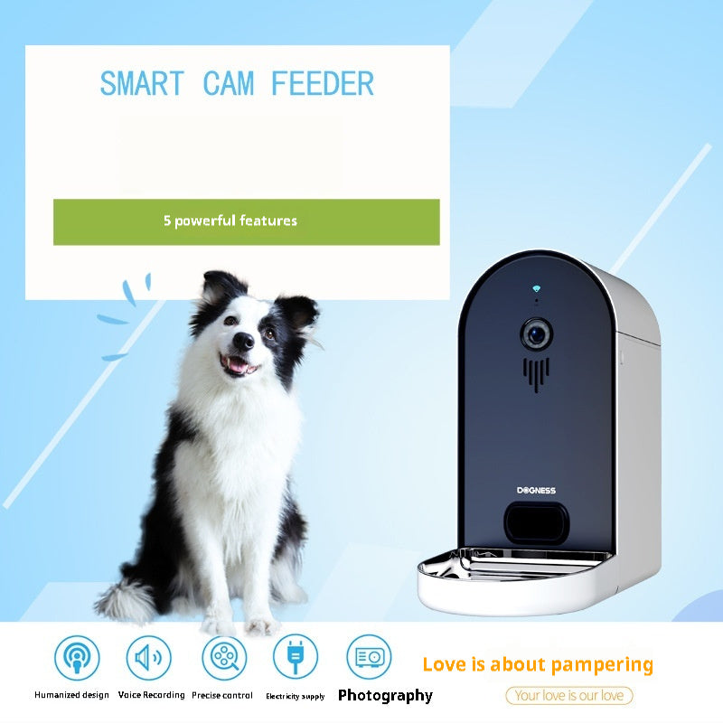 KFX-4162749 Automatic Smart Pet Feeder with Remote Monitoring - Multiple Color Options Available