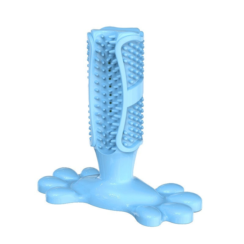 KFX-4165181 Durable Dog Molar Chew Toy - TPR Silicone Corn Dog Shape for Teeth Cleaning