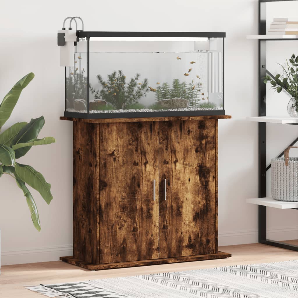 KFX-4165821 Aquarium Stand Sonoma Oak - Engineered Wood, Multiple Sizes Available