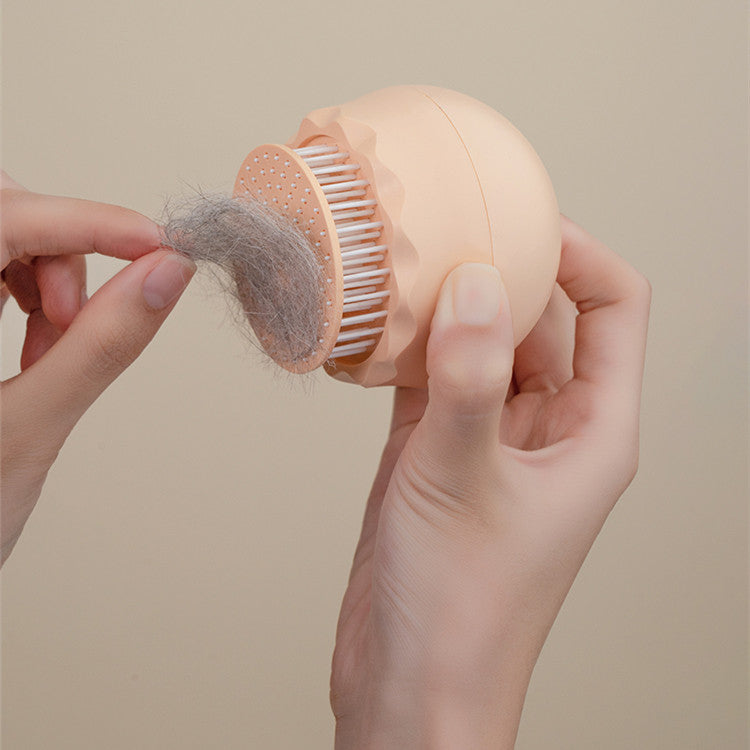 KFX-4168125 Floating Massage Pet Needle Comb for Cats – Soft Silicone Hair Cleaning Brush