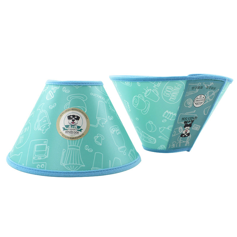 KFX-4170301 Elizabeth Protective Circle for Dogs - American Flag & Camouflage Styles, Flannel Edging, Various Sizes