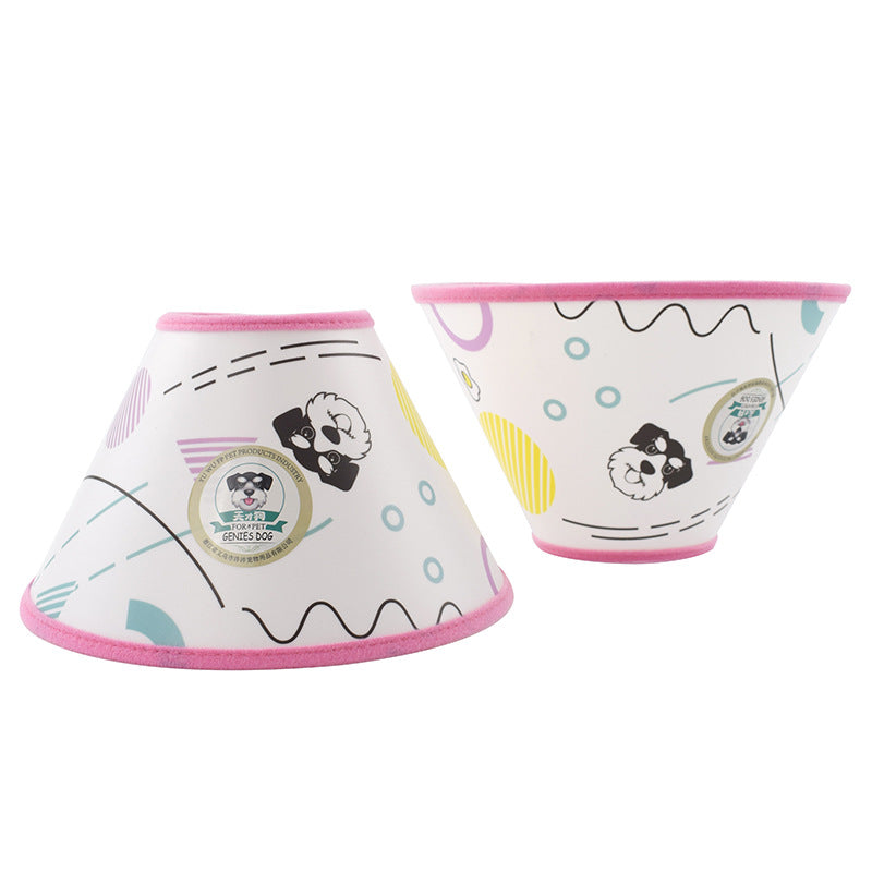 KFX-4170301 Elizabeth Protective Circle for Dogs - American Flag & Camouflage Styles, Flannel Edging, Various Sizes