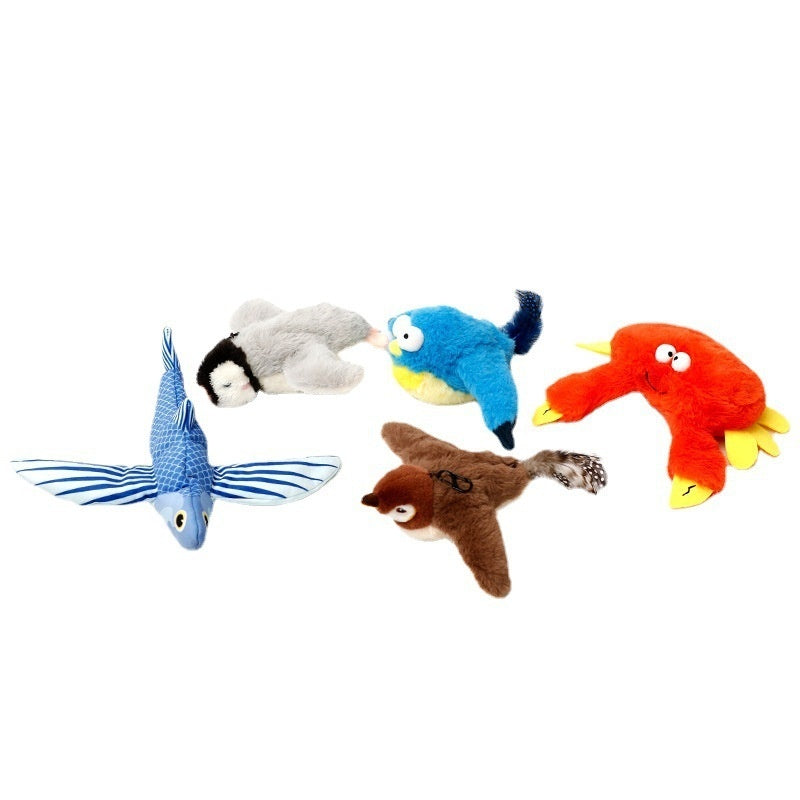KFX-4171965 Coati Plush Pet Toy with Flapping Sound - Three Modes