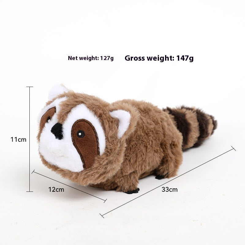 KFX-4171965 Coati Plush Pet Toy with Flapping Sound - Three Modes