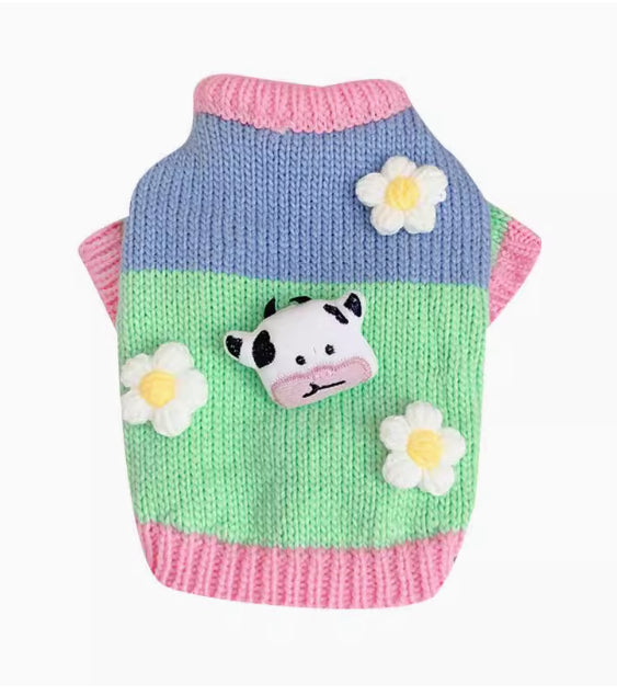 KFX-4172861 Cozy Blended Fabric Dog Sweater for Autumn and Winter Wear