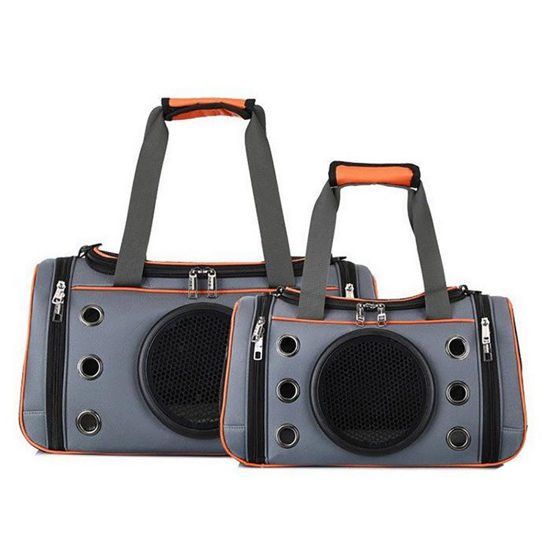 KFX-4174525 Portable Pet Space Capsule Carrier - Durable Oxford Fiber with Breathable Mesh for Cats and Small Dogs