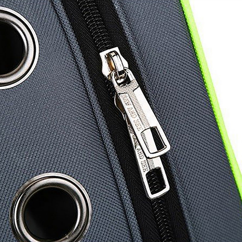 KFX-4174525 Portable Pet Space Capsule Carrier - Durable Oxford Fiber with Breathable Mesh for Cats and Small Dogs
