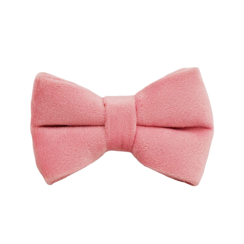KFX-4180029 Lovely Cat Bow and Bell Collar Set for Pets, Cotton Material, Cartoon Design, Small and Large Sizes Available