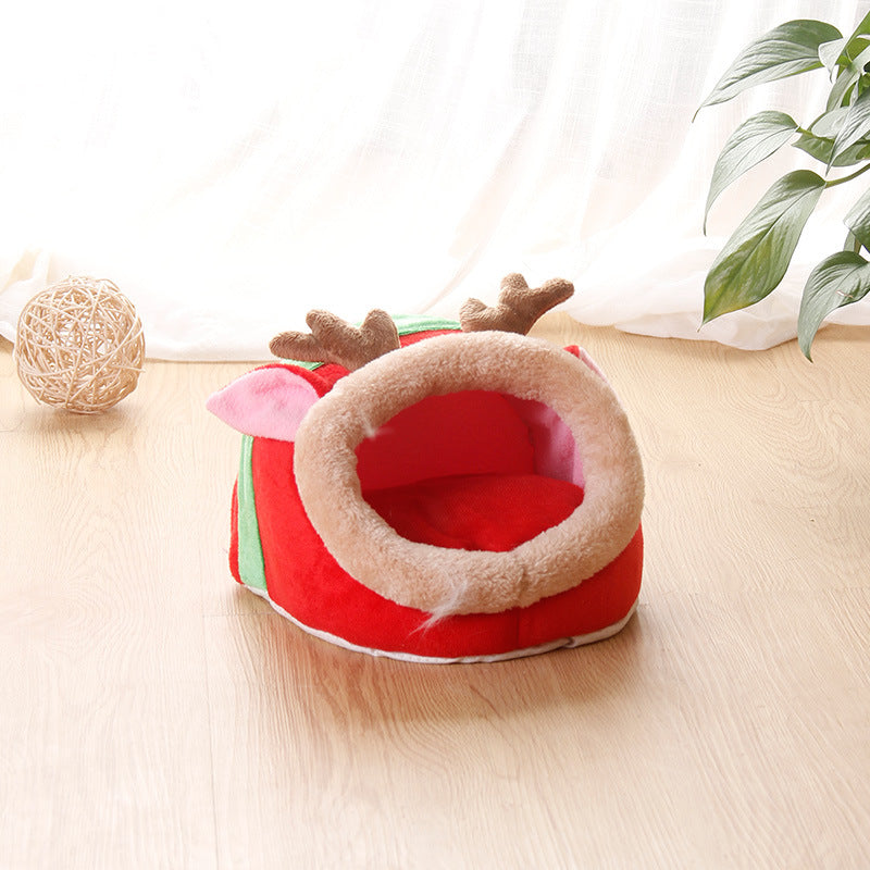 KFX-4183869 Cozy Flannel Pet Bed for Small Animals - Ideal for Guinea Pigs, Ferrets, Hamsters, and More