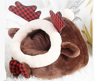 KFX-4183869 Cozy Flannel Pet Bed for Small Animals - Ideal for Guinea Pigs, Ferrets, Hamsters, and More