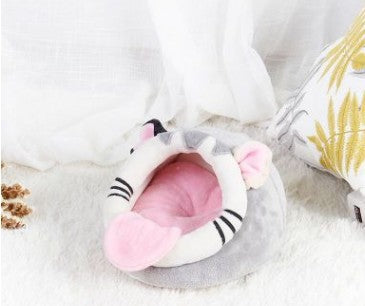 KFX-4183869 Cozy Flannel Pet Bed for Small Animals - Ideal for Guinea Pigs, Ferrets, Hamsters, and More