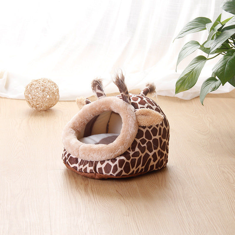 KFX-4183869 Cozy Flannel Pet Bed for Small Animals - Ideal for Guinea Pigs, Ferrets, Hamsters, and More