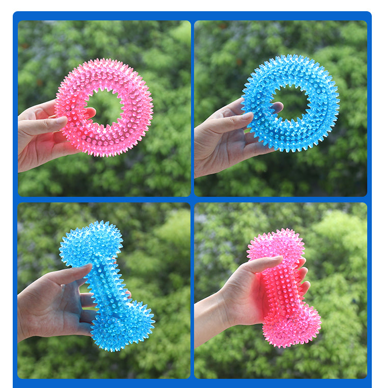 KFX-4184637 Durable Dog Toy – Bite-resistant Molar Bone Made of Food-grade TPR Material