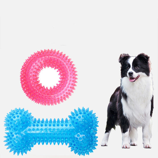 KFX-4184637 Durable Dog Toy – Bite-resistant Molar Bone Made of Food-grade TPR Material