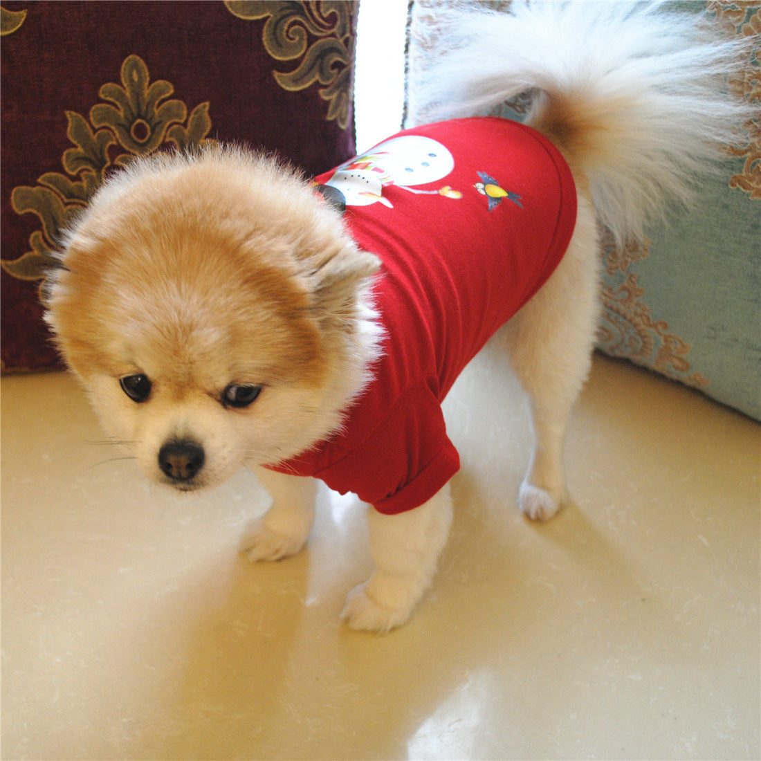 KFX-4187965 Christmas-Themed Cotton Apparel for Holiday Celebrations, Multiple Sizes Available