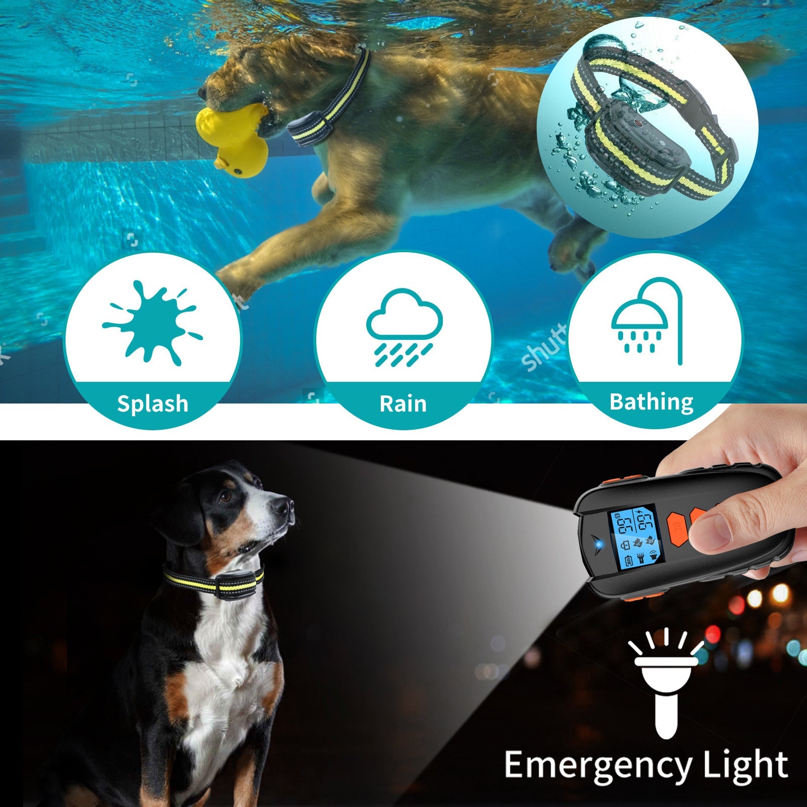 KFX-4195005 Remote Control Dog Training Device for Effective Bark Control