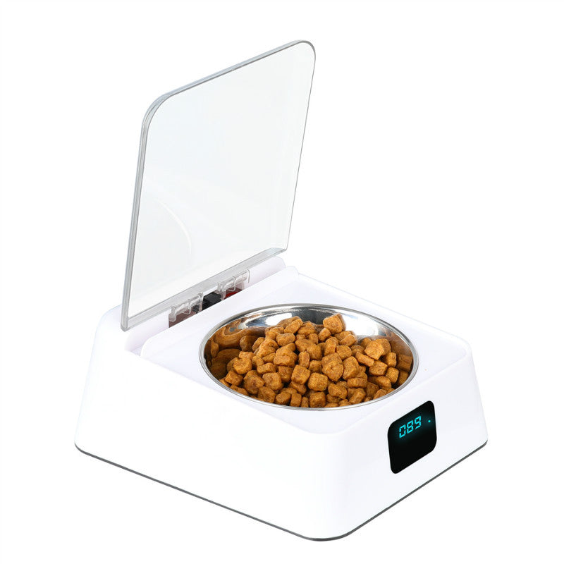KFX-4195517 Automatic Pet Feeder for Cats and Dogs - Moisture-Proof, Odor-Proof, Anti-Cockroach & Anti-Mouse Design