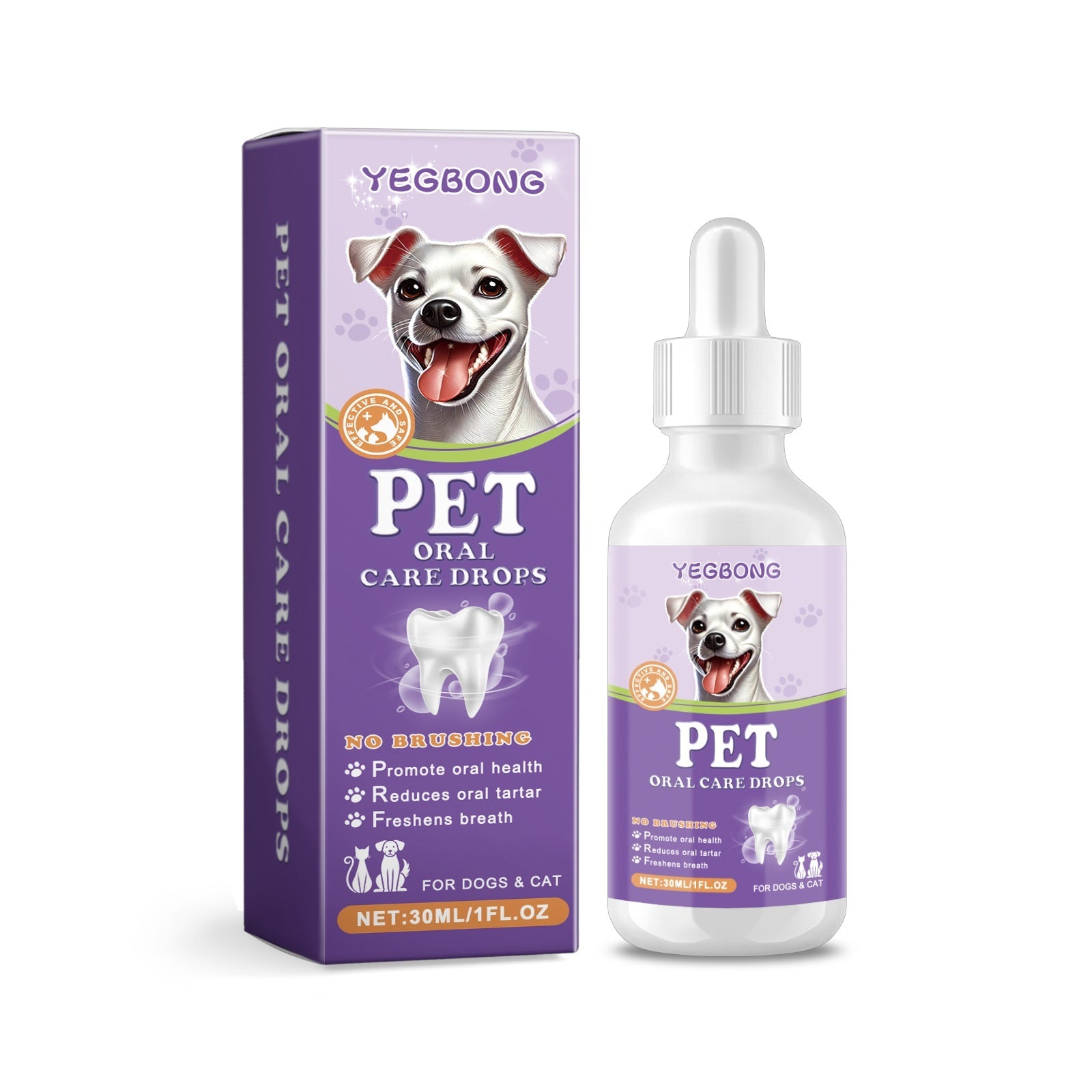 KFX-4197181 Pet Dental Drops for Optimal Oral Care - 30ml